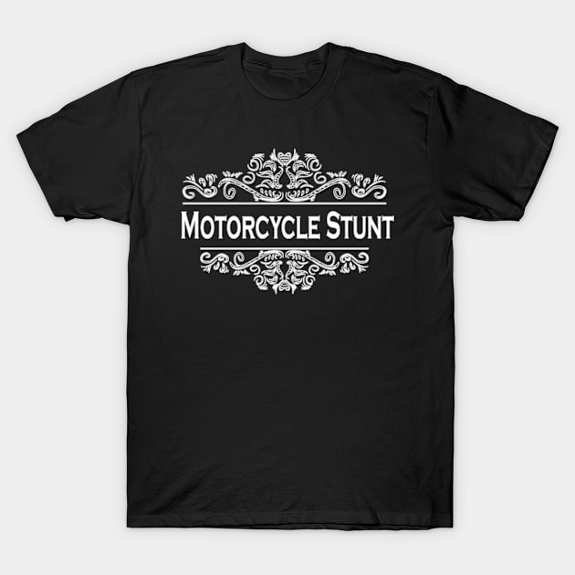 sports Motorcycle Stunts T-Shirt by Shop Ovov